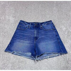 Abercrombie & Fitch Shorts Simone High Rise Denim Blue Pockets Size 0
